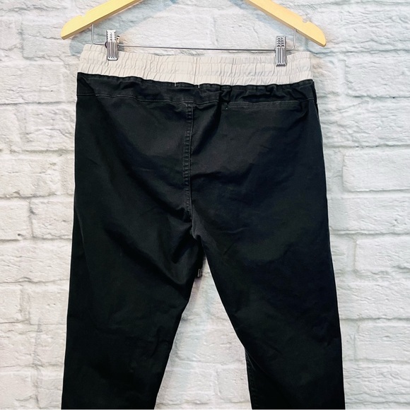 ORO Los Angeles Men’s Large Black Skinny Leg Ankle Zip Jogger Pants - Picture 6 of 14